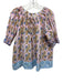 SZ Block Prints Size Medium Pink, Blue, Green Cotton Long Sleeve Floral Top Pink, Blue, Green / Medium