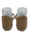 Eileen Fisher Shoe Size 6.5 Beige Leather Upper Strappy embossed Flat Espadrille Beige / 6.5