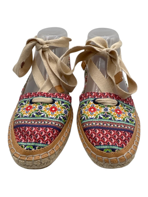 Antonio Melani Shoe Size 8 Red, Green, Yellow Textile Closed toe Flat Espadrille Red, Green, Yellow / 8