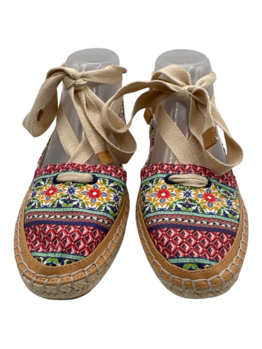 Antonio Melani Shoe Size 8 Red, Green, Yellow Textile Closed toe Flat Espadrille Red, Green, Yellow / 8