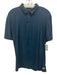 Vuori Size Est M Navy Blue Solid Polo Men's Short Sleeve Navy Blue / Est M