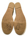 Soludos Shoe Size 8 Tan & beige Leather Raffia Base Whipstitch Platform Sandals Tan & beige / 8
