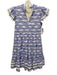 Sail to Sable x Style Charade Size XS Periwinkle Blue & White Cotton Dress Periwinkle Blue & White / XS