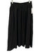 Patrizia Luca Size S Black Viscose Blend Elastic Waistband Gathered Waist Skirt Black / S
