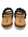 Born Shoe Size 8 Midnight blue Leather Upper Braided Slide Mule Sandals Midnight blue / 8