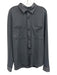 Lululemon Size XL Gray Cotton Blend Solid Snap Buttons Men's Long Sleeve Shirt Gray / XL