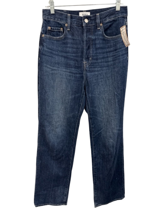 Pistola Size 27 Dark Wash Cotton Denim Zip Fly High Rise Straight Leg Jeans Dark Wash / 27