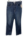 Pistola Size 27 Dark Wash Cotton Denim Zip Fly High Rise Straight Leg Jeans Dark Wash / 27