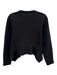 Proenza Schouler White Label Size S Black Cotton Long Sleeve Flare Hem Sweater Black / S