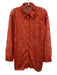 By Anthropologie Size XS Orange Polyester Long Sleeve Crochet Lace Buttons Top Orange / XS