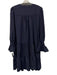 Pomander Place Size L Navy Blue Polyester & Spandex Long Bell Sleeve Dress Navy Blue / L