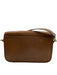Coach Light Brown & Brass Leather Flap Turn Lock Crossbody Strap Bag Light Brown & Brass / S