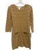 Lilly Pulitzer Size Small Tan Beige Cotton Blend Knit Long Sleeve Dress Tan Beige / Small