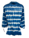 Lafayette 148 Size 18 Blue & White Cotton Long Sleeve Tie Dye Buttons Top Blue & White / 18