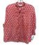 India Collection Emerson Fry Size One Size Pink & Beige Cotton Floral Print Top Pink & Beige / One Size