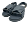 Marni Shoe Size 39 Slate Blue Leather Gold hardware Slingback Buckle Sandals Slate Blue / 39
