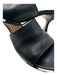 Wandler Shoe Size 39 Black & Beige Leather open toe Mule Sandals Black & Beige / 39