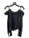 Jonathan Simkhai Size M Black Acetate & Polyester Off Shoulder Long Sleeve Top Black / M