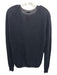 Saint Laurent Size Est M Black Alpaca Blend Long Sleeve Solid Sweater Black / Est M