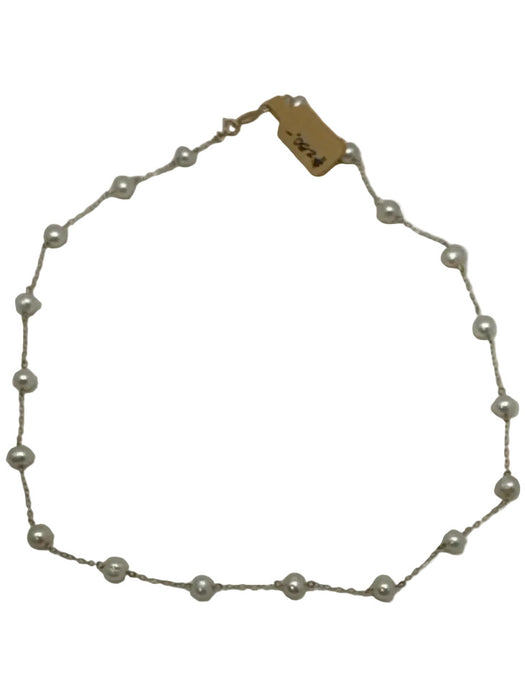 Peter Braun Gold & White 14k Gold Chain Floating Pearls Necklace