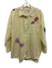 Maeve Size L White, Yellow & Multi Cotton Striped Long Sleeve Button up Top White, Yellow & Multi / L