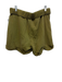 Frame Size M Moss Green Pima Cotton Elastic Waistband Cuffed Lounge Sweat Shorts Moss Green / M