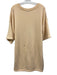 Off-White Size Medium Peach & Pink Cotton Short Sleeve Embroidered Logo Dress Peach & Pink / Medium