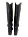 Jimmy Choo Shoe Size 38.5 Black Leather Round Toe Knee High Block Heel Boots Black / 38.5