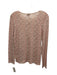TSE Size Medium Pink & gray Cashmere Long Sleeve Abstract Print Knit Sweater Pink & gray / Medium