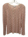 TSE Size Medium Pink & gray Cashmere Long Sleeve Abstract Print Knit Sweater Pink & gray / Medium