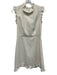 JILL Jill Stuart Size 8 Cream White Polyester Open Back Ruffles Bow Darted Dress Cream White / 8