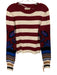 We The Free Size Large Red, Blue, White Cotton Blend Long Sleeve Knit Sweater Red, Blue, White / Large