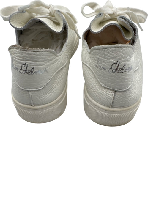 Sam Edelman Shoe Size 7.5 White Leather Lace Up Round Toe Shoes White / 7.5