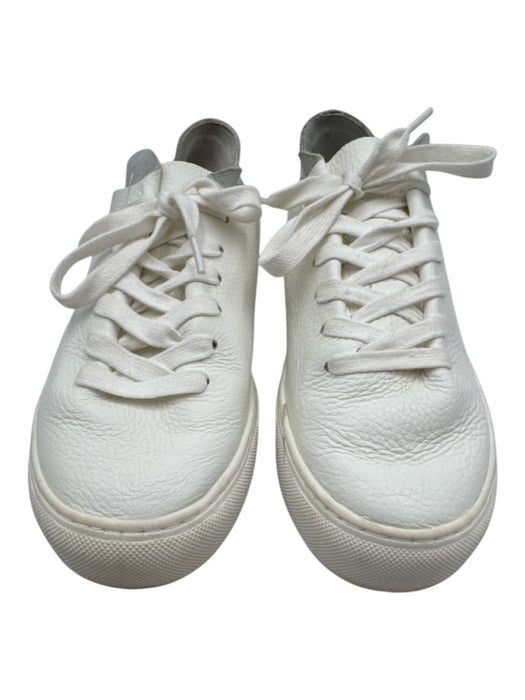 Sam Edelman Shoe Size 7.5 White Leather Lace Up Round Toe Shoes White / 7.5