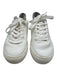 Sam Edelman Shoe Size 7.5 White Leather Lace Up Round Toe Shoes White / 7.5