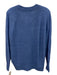 Madewell Size S Blue Alpaca Blend V Neck Long Sleeve Sweater Blue / S