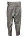 Peserico Size 38 Brown, Gold, Silver Wool Metallic Thread Pockets Zip Fly Pants Brown, Gold, Silver / 38