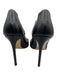 Francesco Russo Shoe Size 37.5 Black & Clear Leather PVC Western Stiletto Pumps Black & Clear / 37.5
