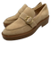 Stuart Weitzman Shoe Size 7.5 Beige & Brown Suede Rubber Sole Almond Toe Loafers Beige & Brown / 7.5