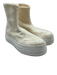 Khaite Shoe Size 38 Cream White textile upper Neoprene Sock Platform Sneakers Cream White / 38