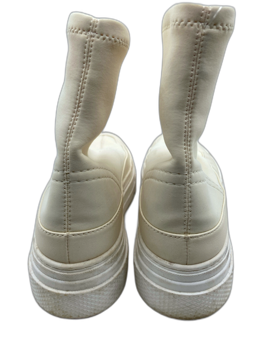 Khaite Shoe Size 38 Cream White textile upper Neoprene Sock Platform Sneakers Cream White / 38