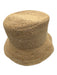 Peserico Tan Straw Braided Bucket Sun Hat Hat Tan