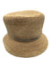Peserico Tan Straw Braided Bucket Sun Hat Hat Tan
