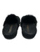 Stuart Weitzman Shoe Size 7.5 Black Fur interior Pearl Buckle Mule Shoes Black / 7.5
