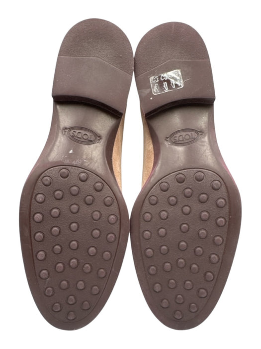 Tods Shoe Size 37.5 Tan Suede Tassel Loafer Shoes Tan / 37.5