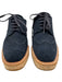 Prada Shoe Size 36.5 Blue & Brown Suede Cork Sole Lace Up Oxford Shoes Blue & Brown / 36.5