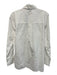 Ganni Size Est M White Cotton Ruffle Detail Button Down Shirt White / Est M