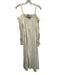 All Saints Size 4 Off White Cotton Floral Embroidery Long Sleeve Maxi Dress Off White / 4