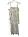 All Saints Size 4 Off White Cotton Floral Embroidery Long Sleeve Maxi Dress Off White / 4