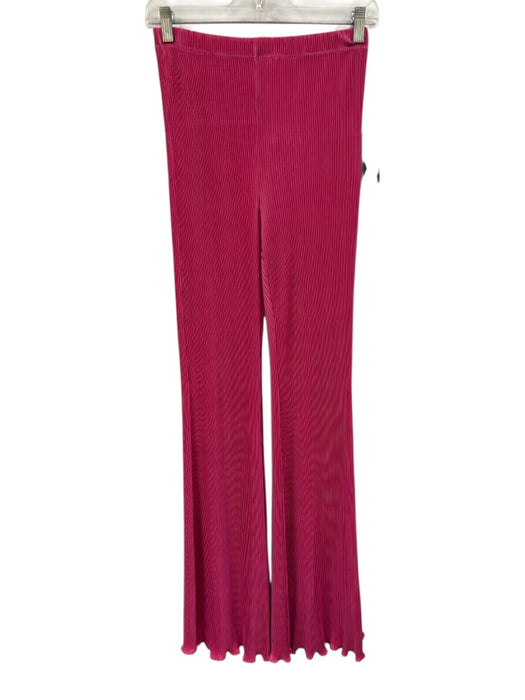 Sleeper Size Small Hot pink Polyester Long Sleeve Pleated Button Front Pant Set Hot pink / Small